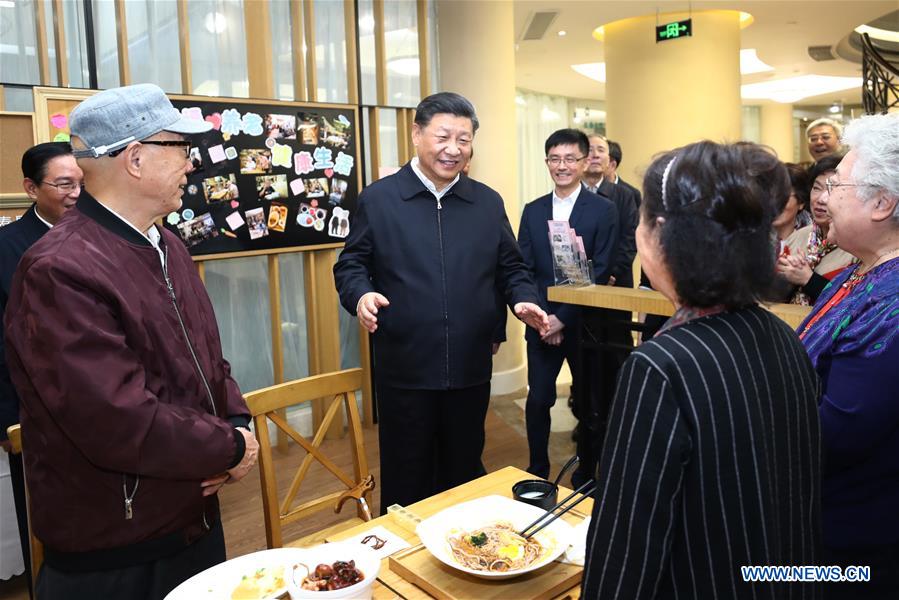 CHINA-SHANGHAI-XI JINPING-INSPECTION (CN)