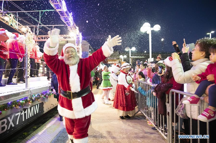 U.S.-SAN FRANCISCO-MILLBRAE-CHRISTMAS TRAIN