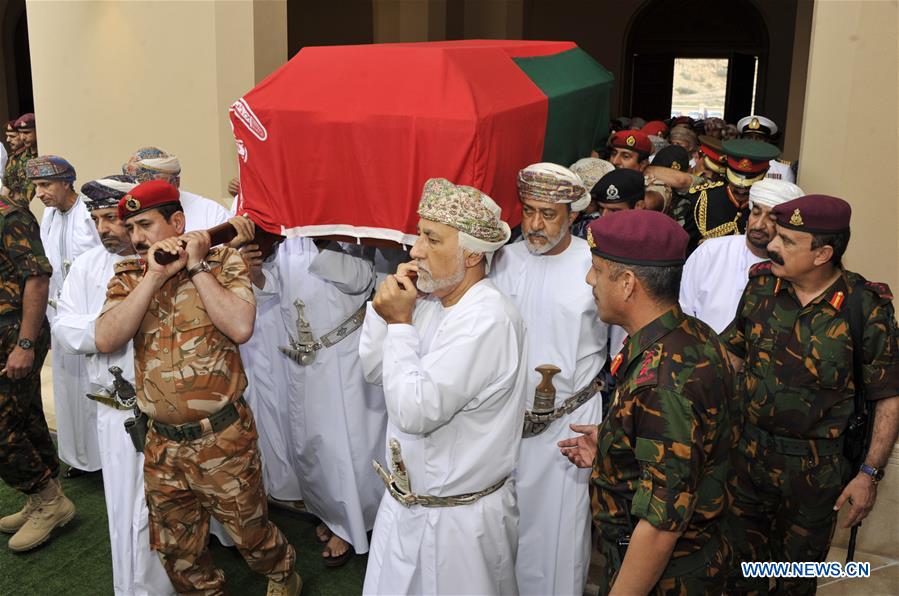 OMAN-MUSCAT-LATE SULTAN-FUNERAL