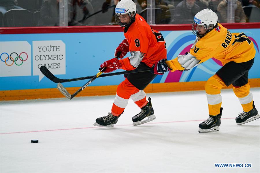 (SP)SWITZERLAND-LAUSANNE-WINTER YOG-ICE HOCKEY-MEN'S 3-ON-3