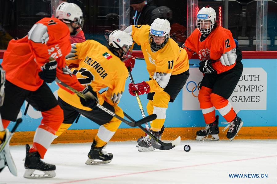 (SP)SWITZERLAND-LAUSANNE-WINTER YOG-ICE HOCKEY-MEN'S 3-ON-3