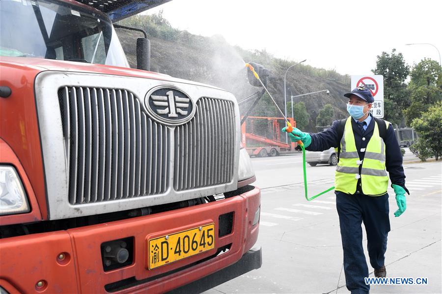 CHINA-CHONGQING-LOGISTICS COMPANY-BACK TO WORK (CN)