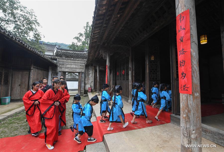 CHINA-ZHEJIANG-CHANGXING-TRADITIONAL CLASS (CN)