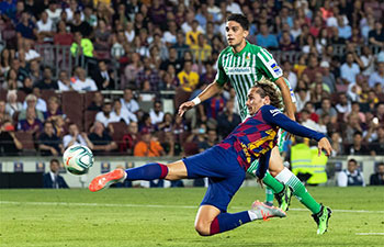 Spanish league: FC Barcelona vs. Betis