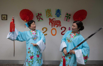 Chinese New Year celebrated in Australian capital with dumplings, couplets and wishes of returning to China soon