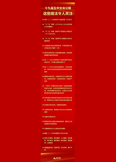 十九届五中全会公报中，这些提法令人关注