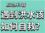 汛期来临，遇到洪水险情如何自救？