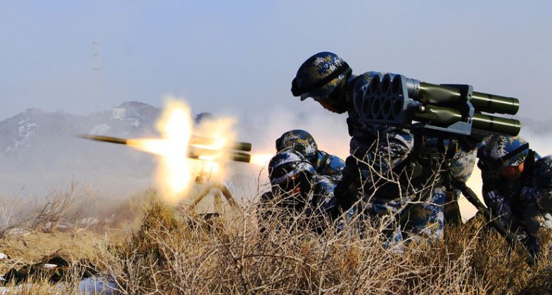 Marine Corps conducts combined-arms live-fire drill in Gobi Desert